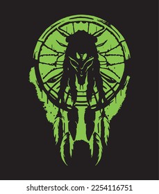 Alien, dreamcatcher, guerras estelares, monocromo, vector, abstracción, imágenes, signos, símbolos, mancha, mancha, sello, blanco, logotipo, tatuaje, marca, blanco y negro, sangre, peligro