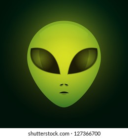 Alien entity from another world - illustration