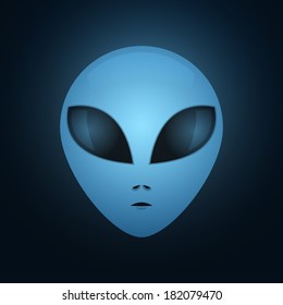 Alien entity from another world - illustration
