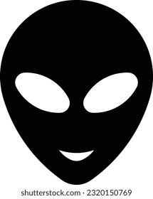 alien extraterrestrial face man avatar Glyph