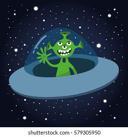 alien, extraterrestrial, Flying saucer