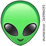 Alien face icon