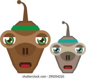 Alien Face vector