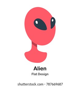 Alien Flat Illustration