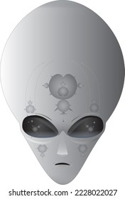 Alien with a giant head