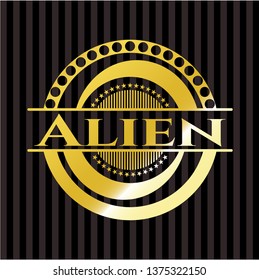 Alien golden badge