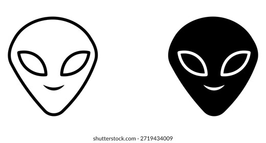 alien graphic icon vector illustration