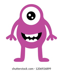 
Alien having one eyes, alien monster 
