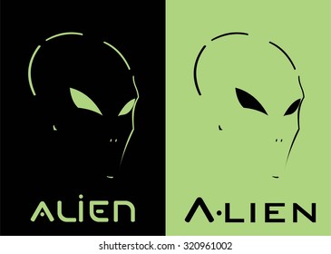 Alien. Alien head. Alien face. Green Mask. Racer. Rider. Pilot. Superhero. Villain. Artwork. Warrior Mascot. Warrior Head. Suitable for team identity, mascot, clothing, biker community, etc .