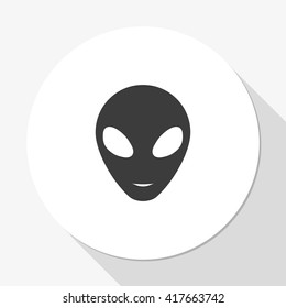 Alien head icon.