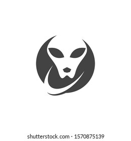Alien head icon and symbol vector illustration