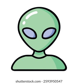 Alien head space exploration extraterrestrial sci fi mystery