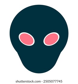 Alien-Kopf für Space-Symbol