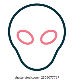 Alien Head for Space Icon