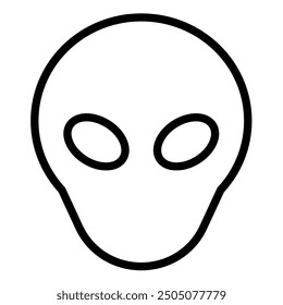 Alien Head for Space Icon