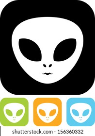 Alien head vector