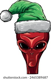 Alien head. vector illustration design of extraterrestrial humanoid