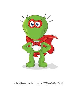 the alien heroes vector. cartoon character