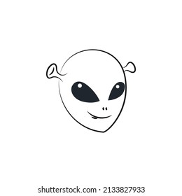 alien icon cliparts, vector drawing