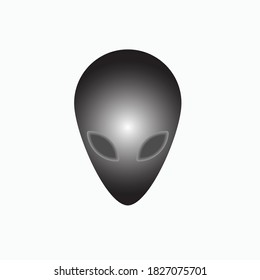 Alien Icon. Extra Terrestrial Symbol - Vector. 