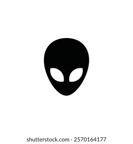 Alien icon flat vector design