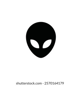 Alien icon flat vector design