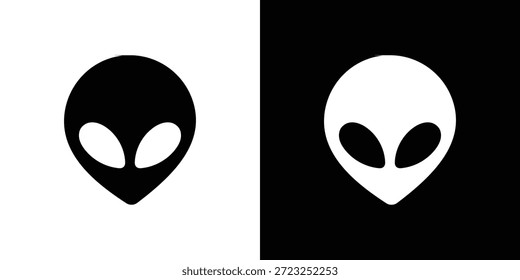 Alien icon graphic doodle designs collection