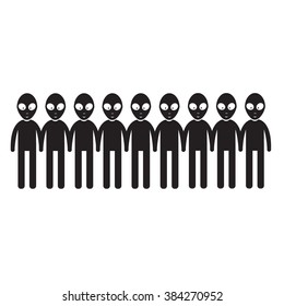 Alien Icon Illustration design