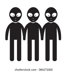 Alien Icon Illustration design
