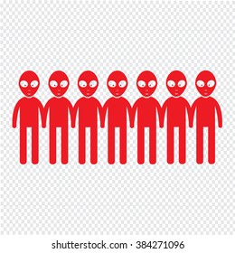 Alien Icon Illustration design