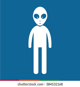 Alien Icon Illustration design