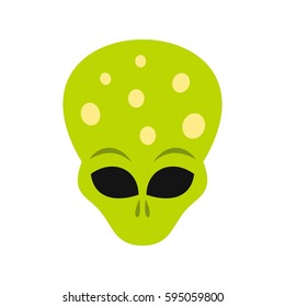 Alien icon isolated on white background vector illustration