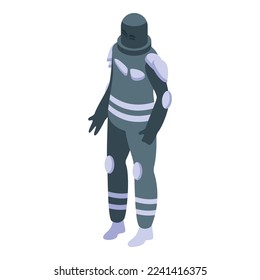 Alien icon isometric vector. Space monster. Kid animal