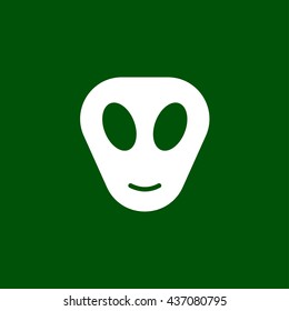 alien icon. alien sign