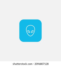Alien icon sign vector,Symbol, logo illustration for web and mobile