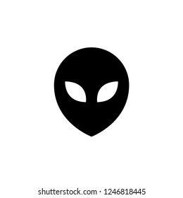 Alien icon. Space technology sign