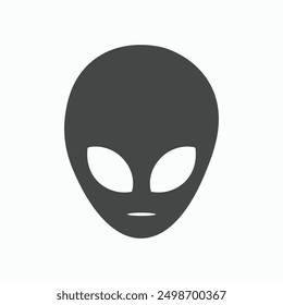 Alien Icon symbol, and vector, Can be used for web, print, and mobile