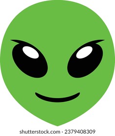 Alien icon. Alien vector icon