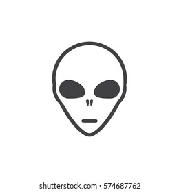 alien icon vector illustration