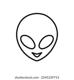 Alien icon vector set collection for web