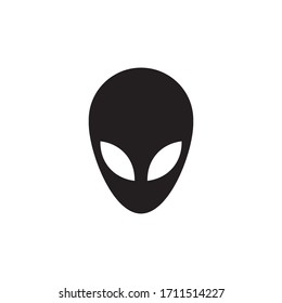 Alien icon vector simple design