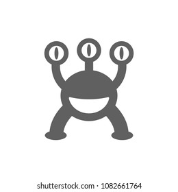 Alien icon vector. Symbol for your web site design, logo, app, UI. Vector illustration, EPS