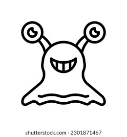 alien icon for your website design, logo, app, UI.