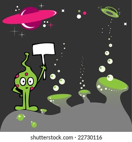 alien illustration