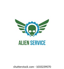 Alien Logo Design