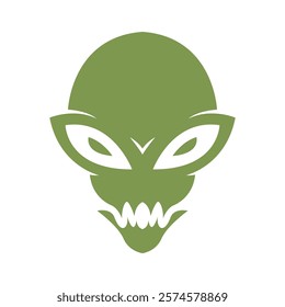Alien logo icon design template