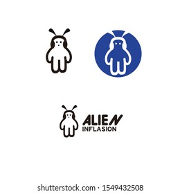 Alien logo icon Halloween event