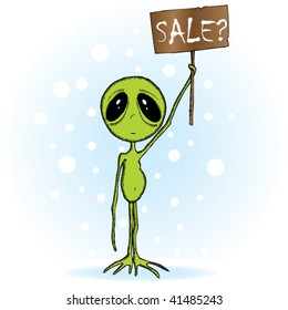 alien looking for sale