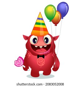 alien mascot cartoon in vector
