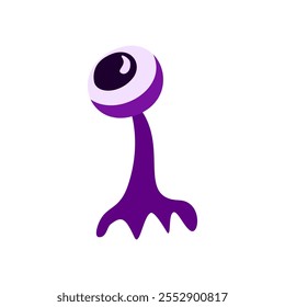 alien monster abstract design, vector illustration